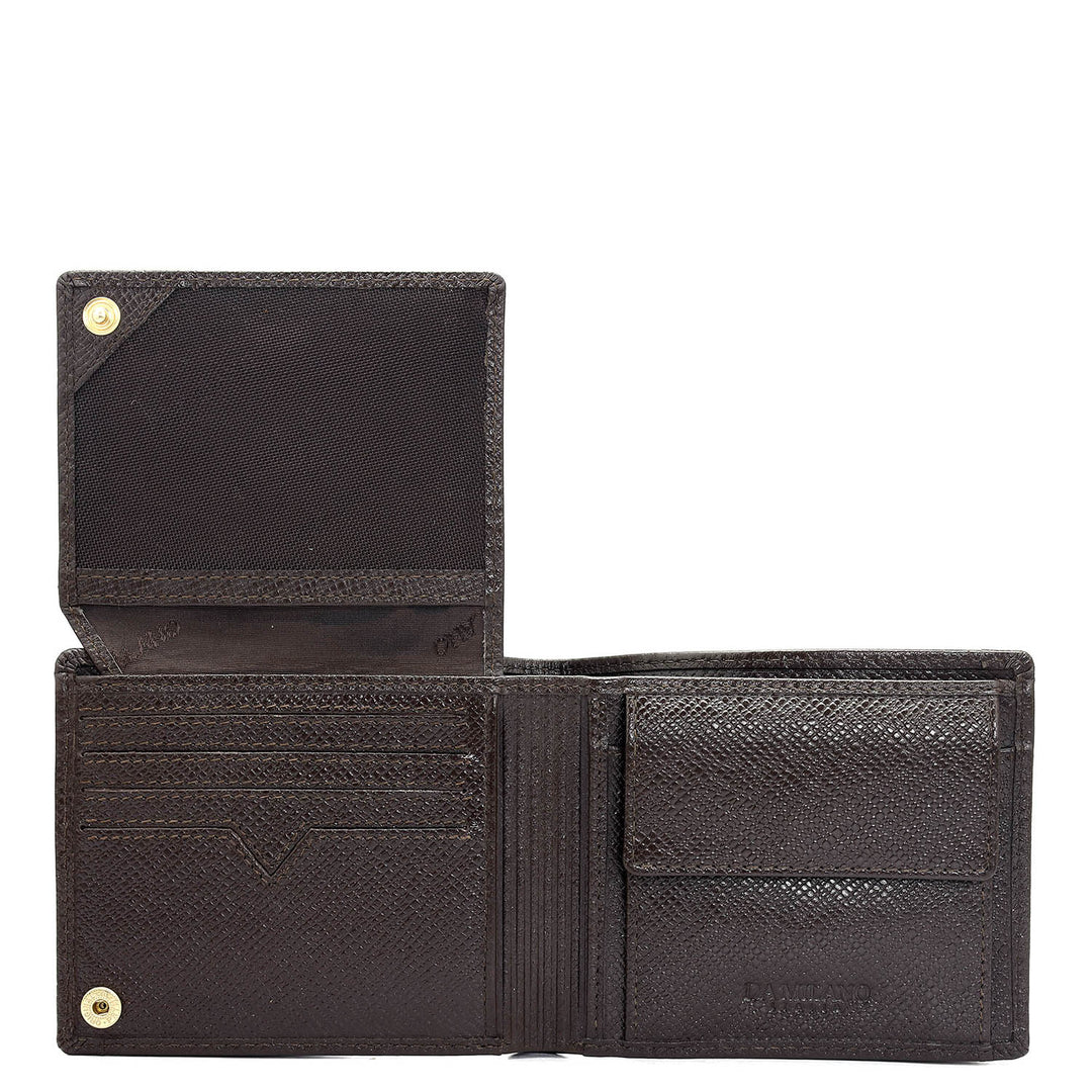 Brown Bifold Leather Mens Wallet