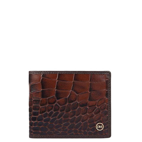 Date Bifold Leather Mens Wallet