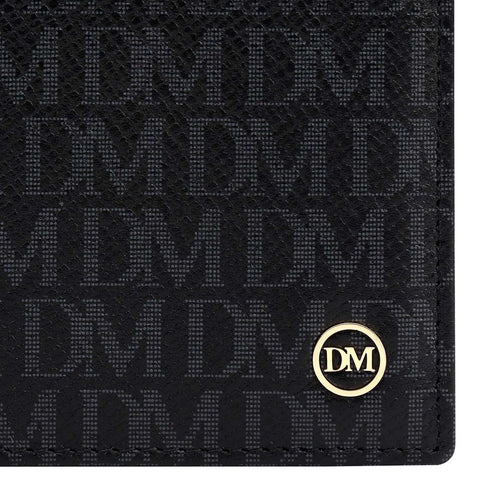 Black Bifold Leather Mens Wallet