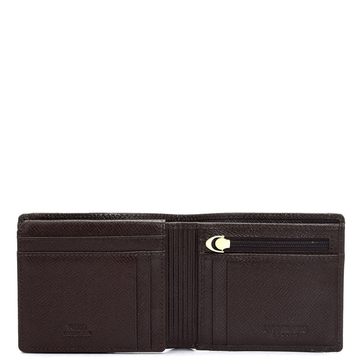 Brown Bifold Leather Mens Wallet