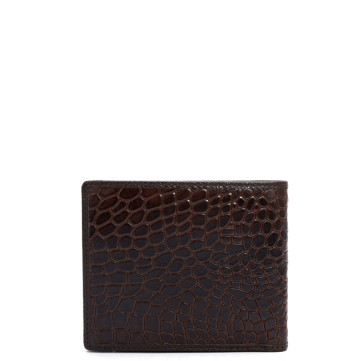 Brown Bifold Leather Mens Wallet