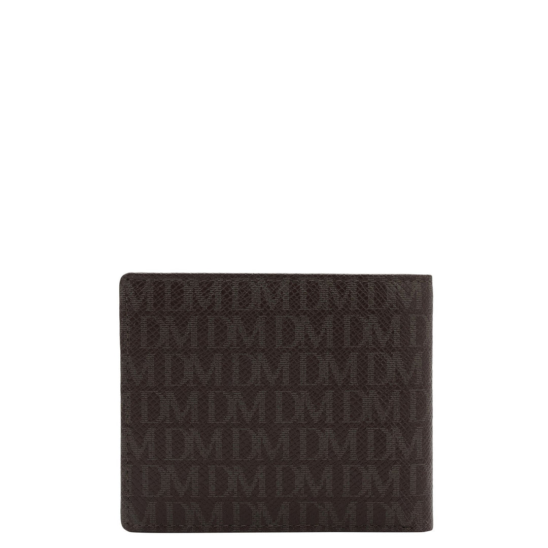 Chocolate Bifold Leather Mens Wallet