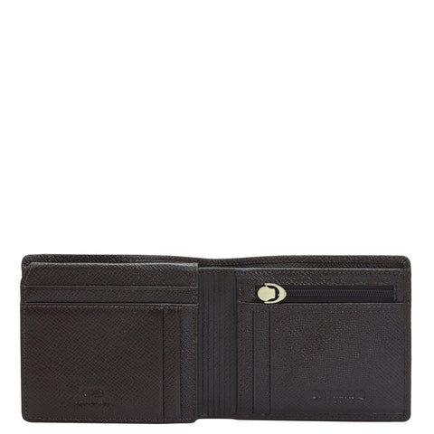 Brown Bifold Leather Mens Wallet