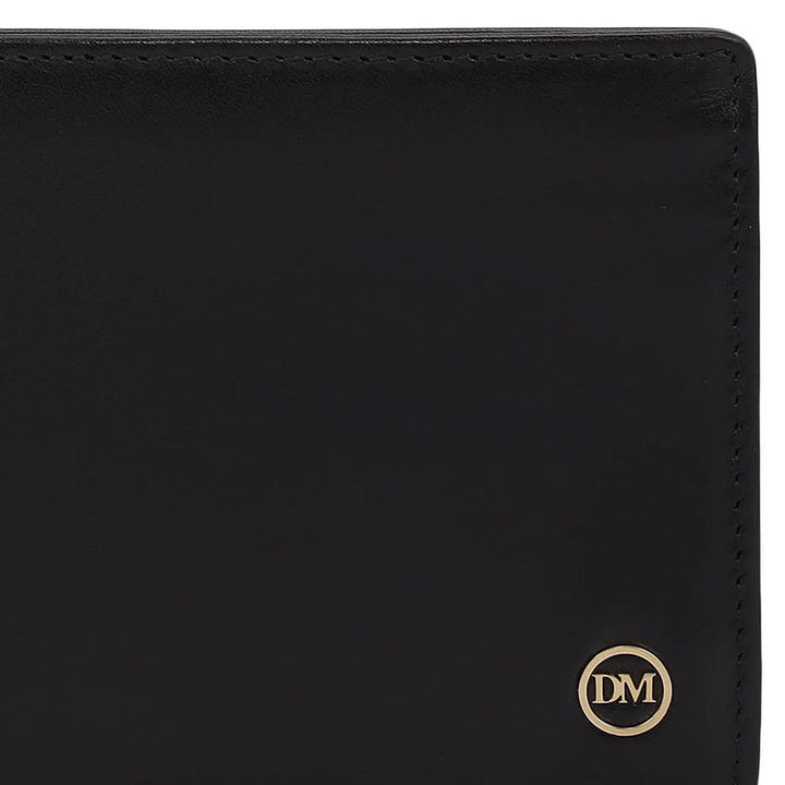 Black Bifold Leather Mens Wallet