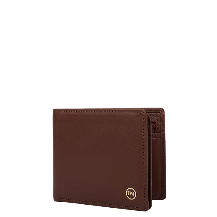 Brown Bifold Leather Mens Wallet