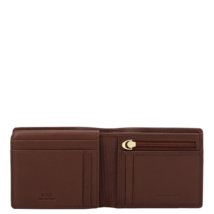 Brown Bifold Leather Mens Wallet