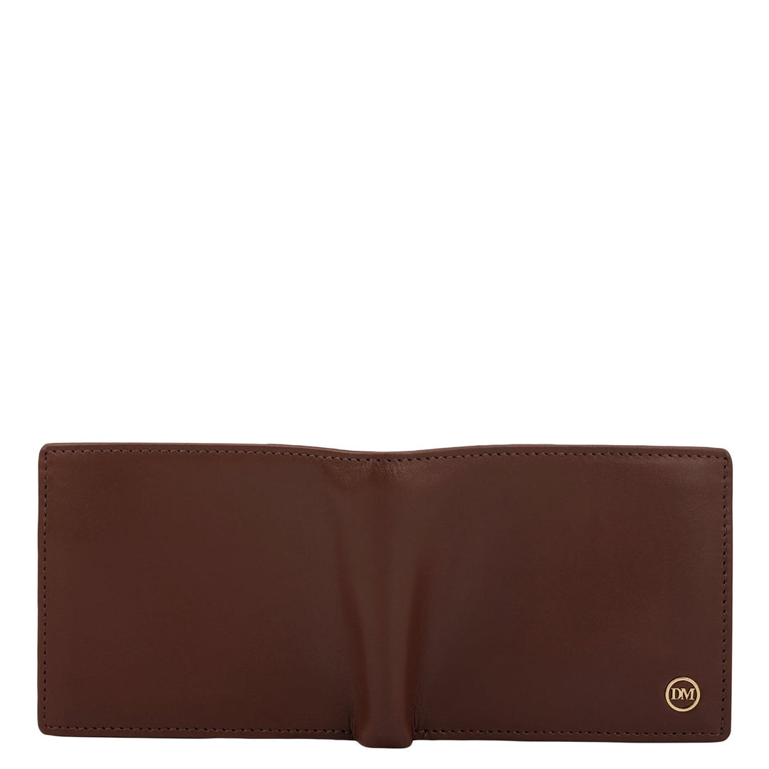 Brown Bifold Leather Mens Wallet