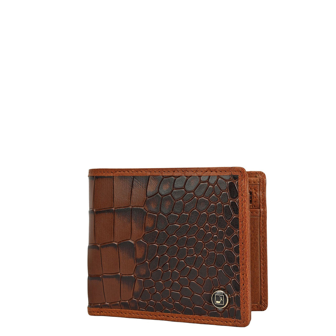 Date Bifold Leather Mens Wallet