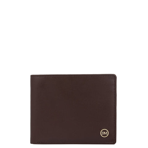 Brown Bifold Leather Mens Wallet