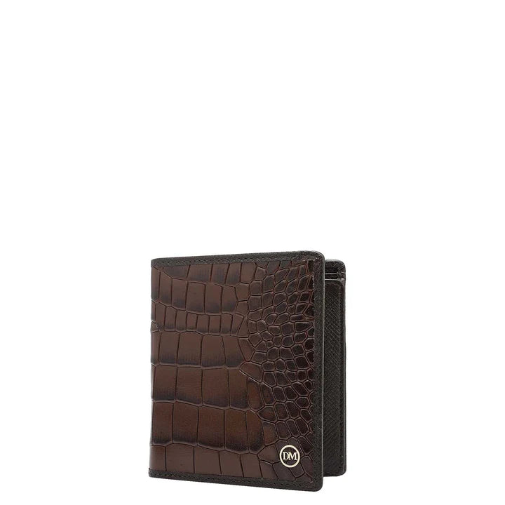 Brown Bifold Leather Mens Wallet