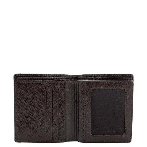 Brown Bifold Leather Mens Wallet