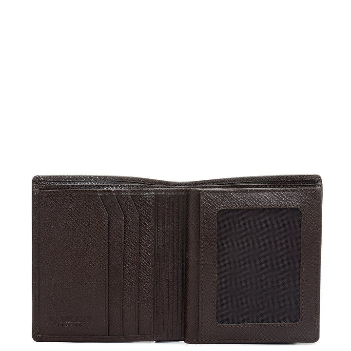 Chocolate Bifold Leather Mens Wallet
