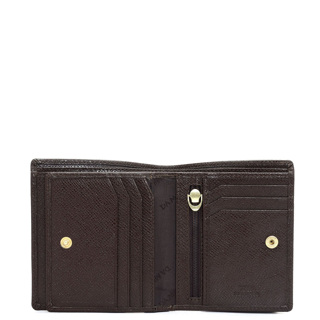 Chocolate Bifold Leather Mens Wallet