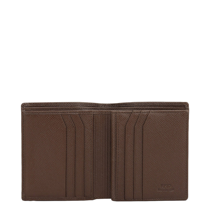 Date Bifold Leather Mens Wallet