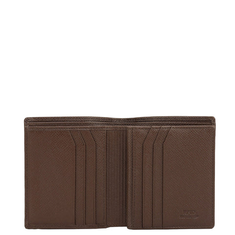 Date Bifold Leather Mens Wallet