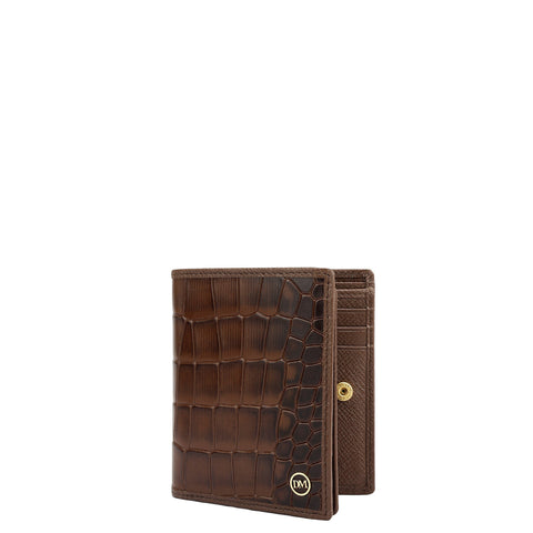 Date Bifold Leather Mens Wallet