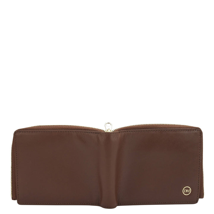 Brown Bifold Leather Mens Wallet