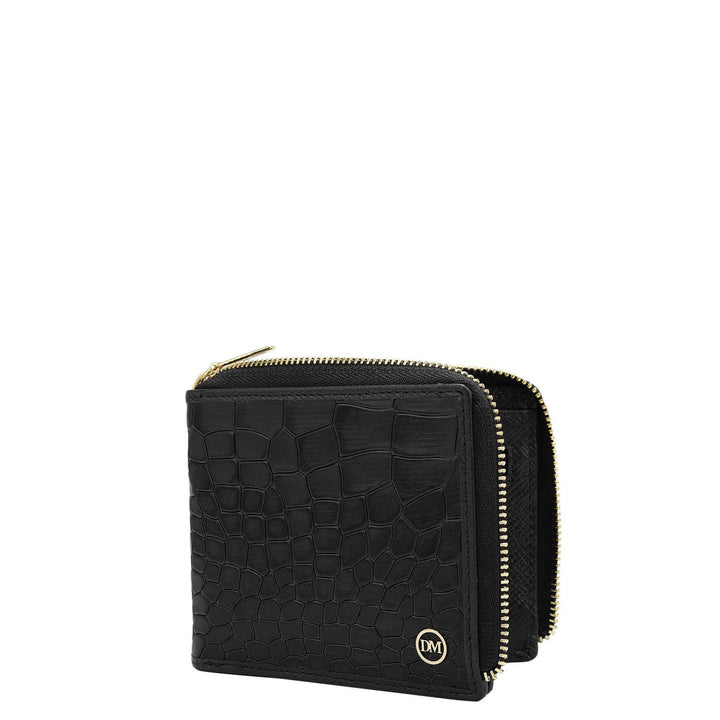 Black Bifold Leather Mens Wallet