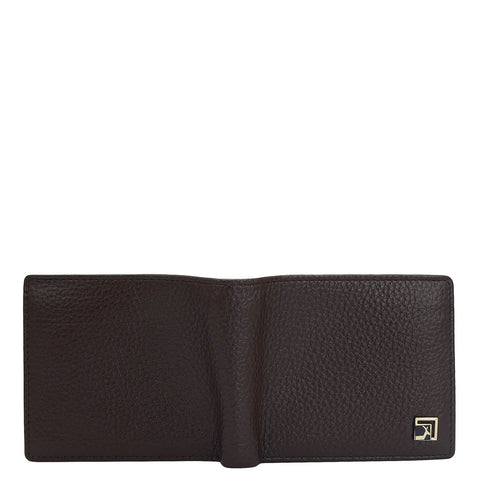 Chocolate Bifold Leather Mens Wallet