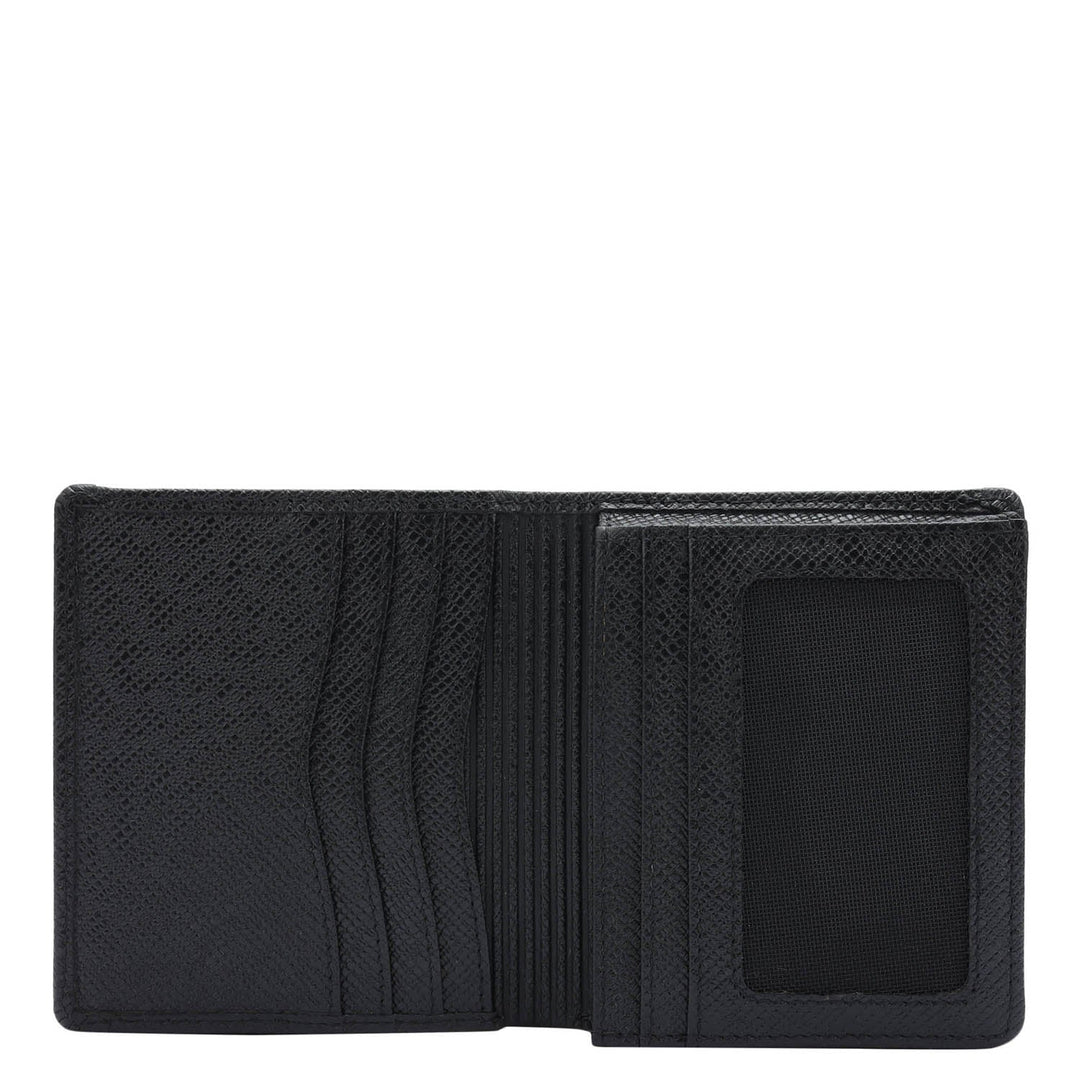 Franzy Leather Mens Wallet - Black