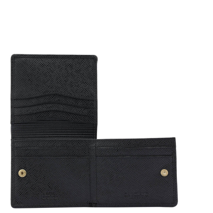 Franzy Leather Mens Wallet - Black