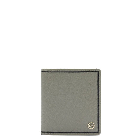 Franzy Leather Mens Wallet - Stone Grey