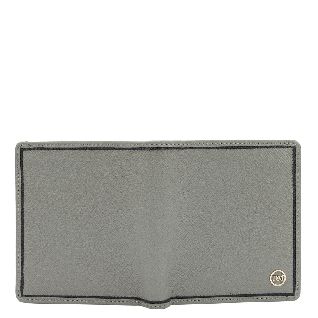 Franzy Leather Mens Wallet - Stone Grey