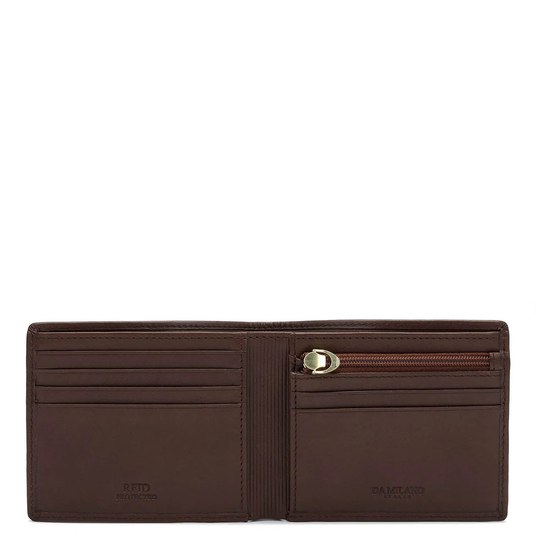 Brown Bifold Leather Mens Wallet