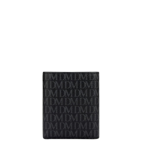 Black Bifold Leather Mens Wallet