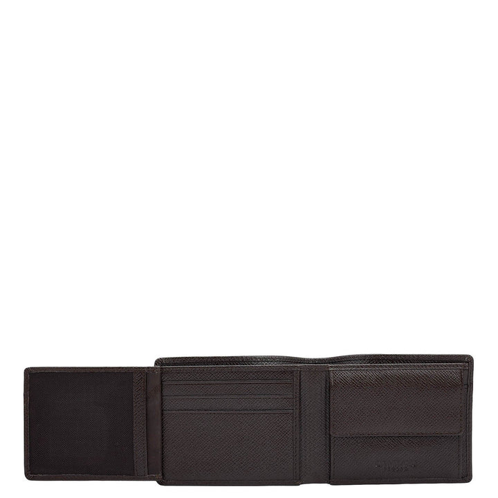 Chocolate Bifold Leather Mens Wallet