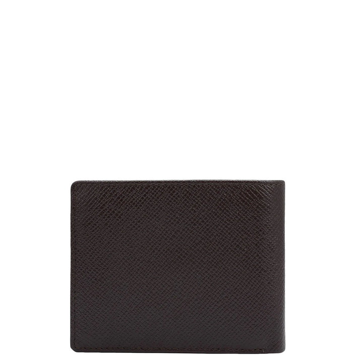 Chocolate Bifold Leather Mens Wallet