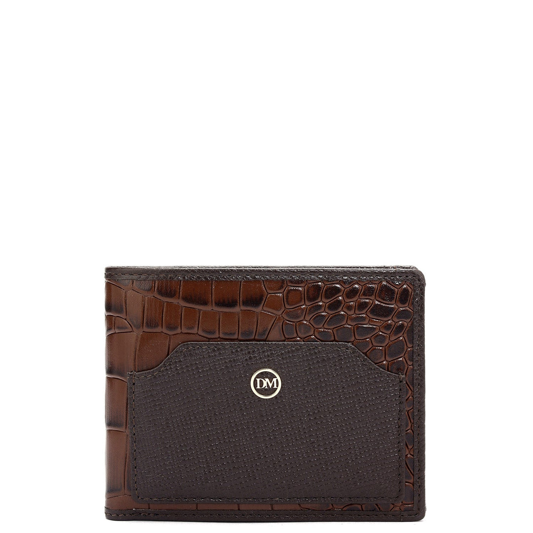 Brown Bifold Leather Mens Wallet