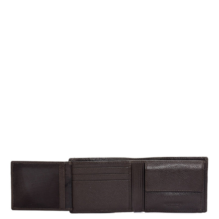 Brown Bifold Leather Mens Wallet