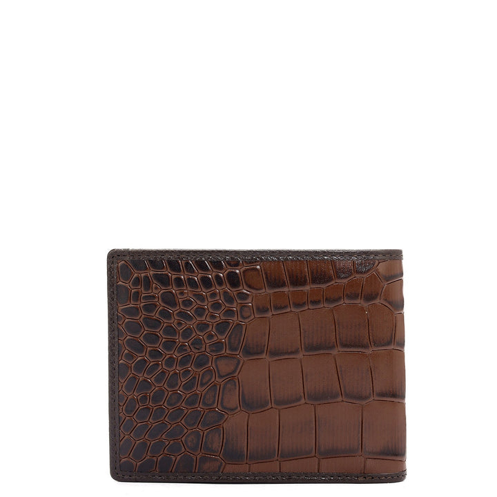 Brown Bifold Leather Mens Wallet