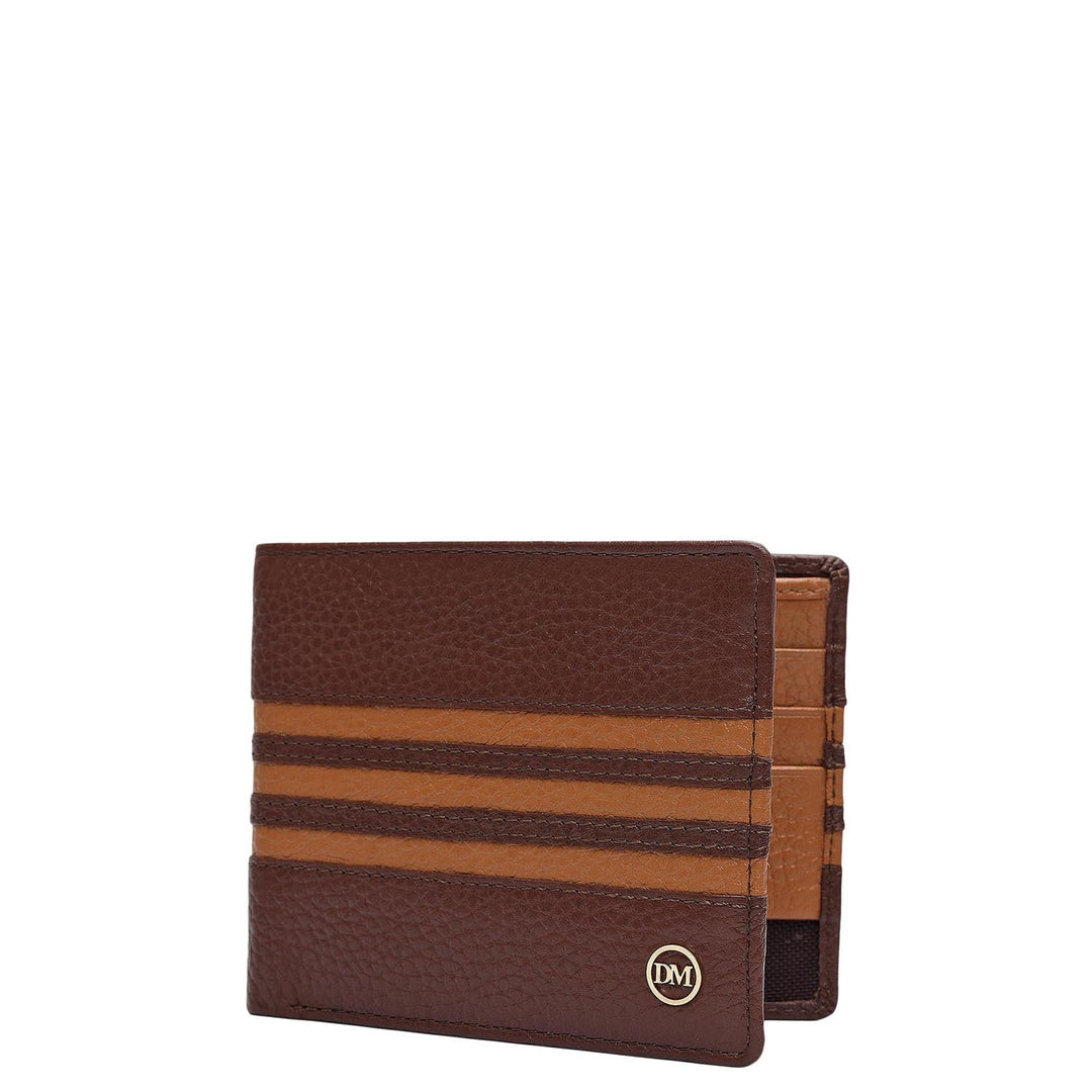 Espresso Bifold Leather Mens Wallet