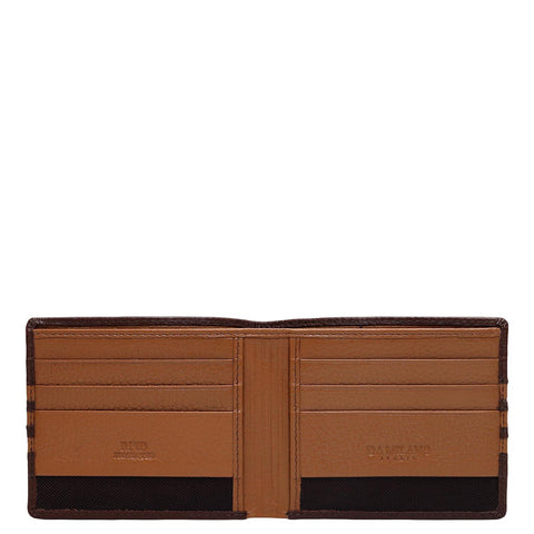 Espresso Bifold Leather Mens Wallet