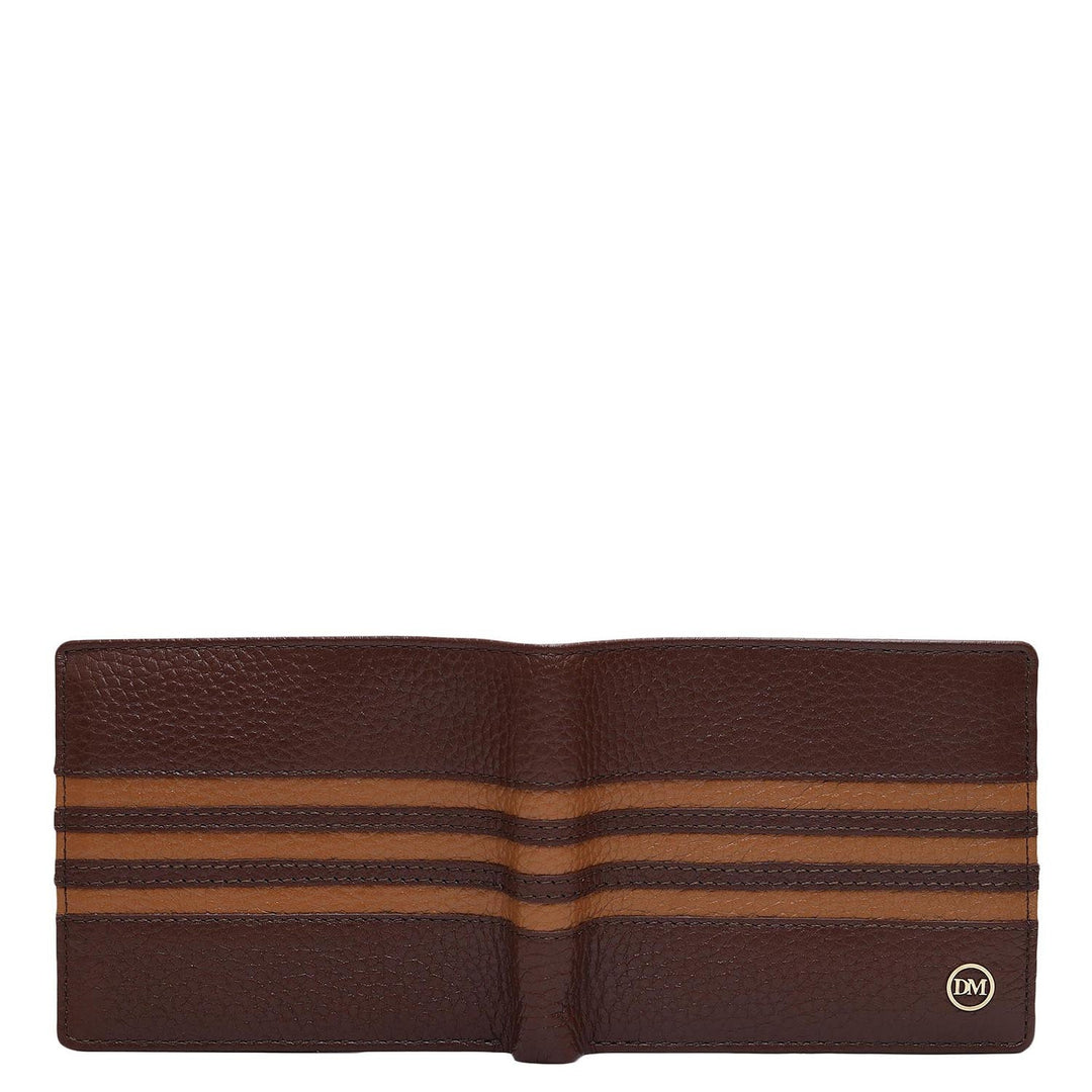 Espresso Bifold Leather Mens Wallet