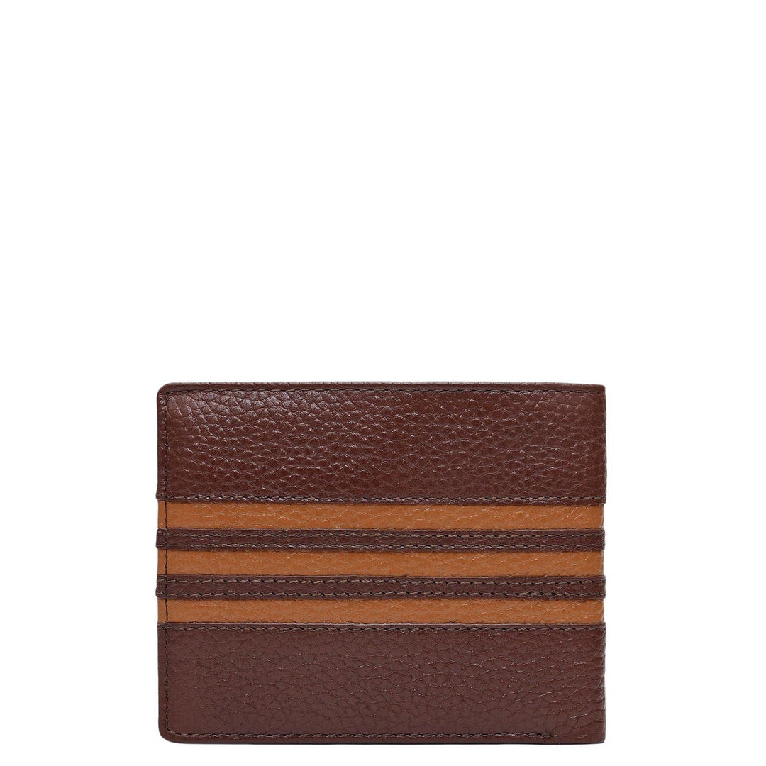 Espresso Bifold Leather Mens Wallet