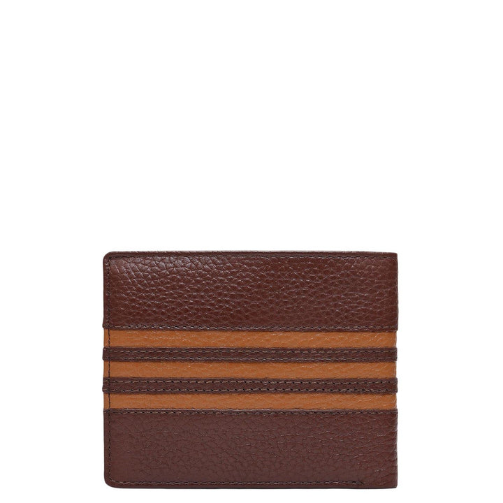 Espresso Bifold Leather Mens Wallet