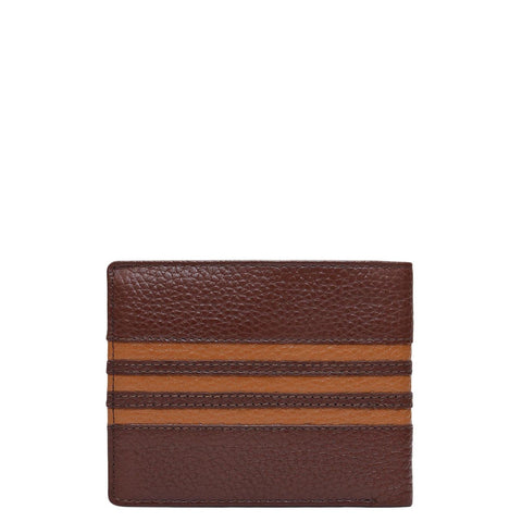 Espresso Bifold Leather Mens Wallet