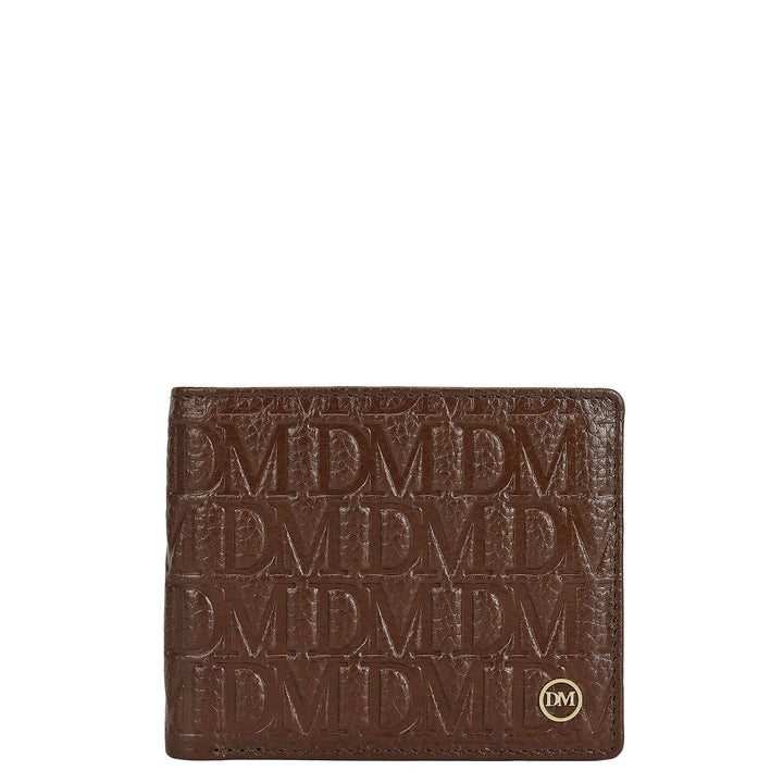 Mocha Bifold Leather Mens Wallet