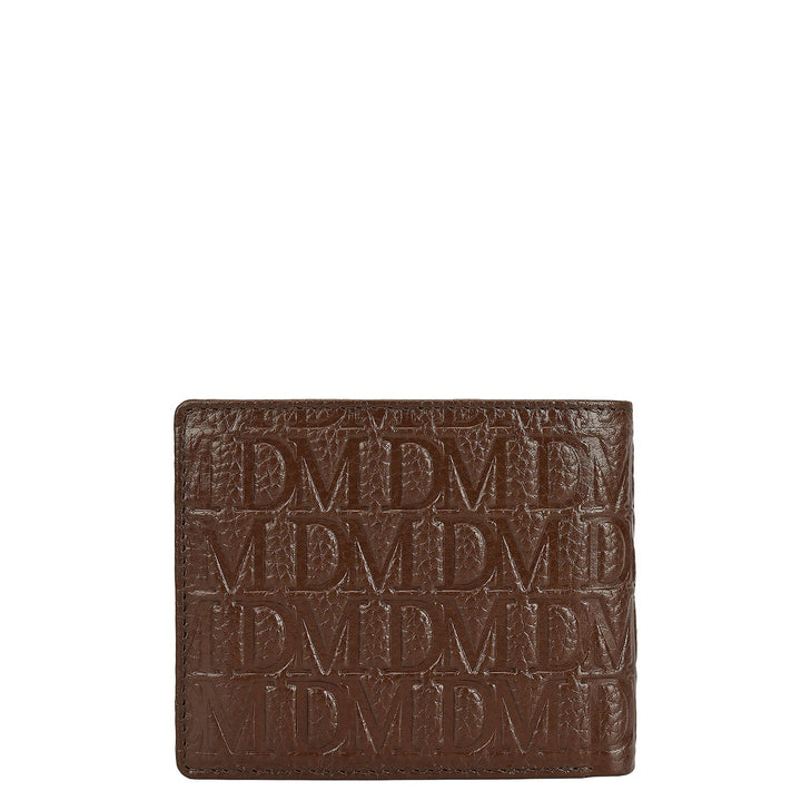 Mocha Bifold Leather Mens Wallet