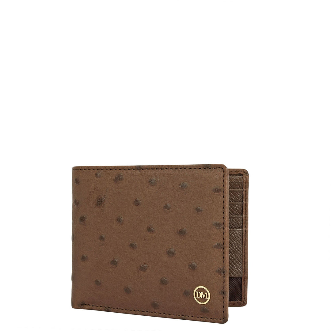 Mocha Bifold Leather Mens Wallet