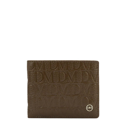 Monogram Leather Mens Wallet - Moss