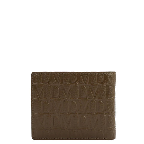 Monogram Leather Mens Wallet - Moss