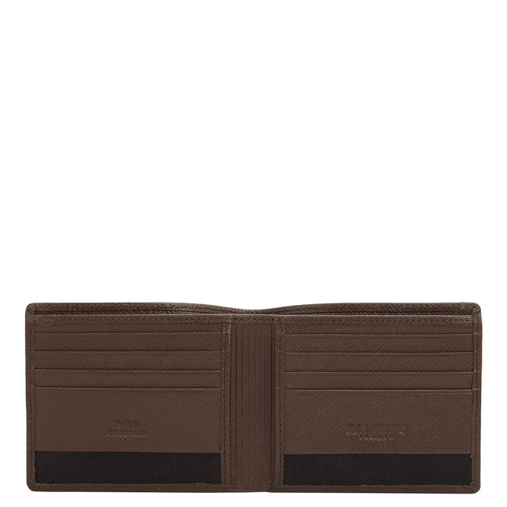 Brown Bifold Leather Mens Wallet