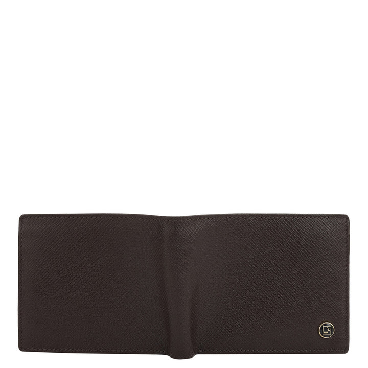 Chocolate Bifold Leather Mens Wallet