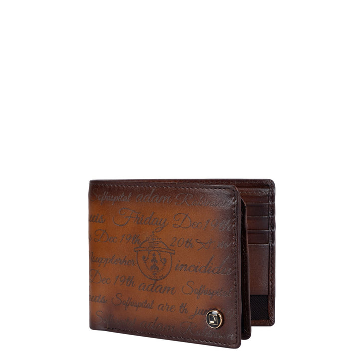 Signato Leather Mens Wallet - Cognac