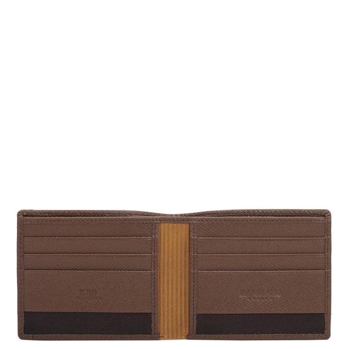 Date Bifold Leather Mens Wallet