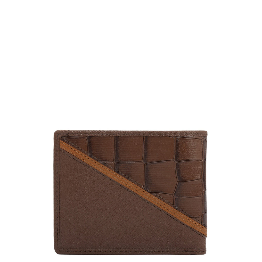 Date Bifold Leather Mens Wallet
